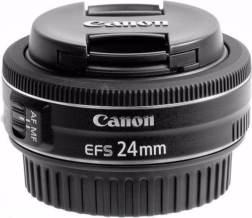 Imagem 1 de 5 de Lente Canon Ef-s 24mm F/2.8 Stm Revenda Autorizada Com Nf-e
