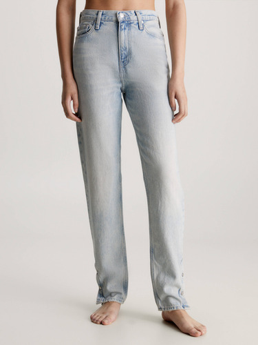 Jeans Mom Fit Azul De Mujer Calvin Klein Jeans