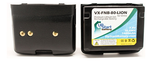 2 Bateria Repuesto Fnb-80li Fnb-58li Para Yaesu Vertex Vx-7r