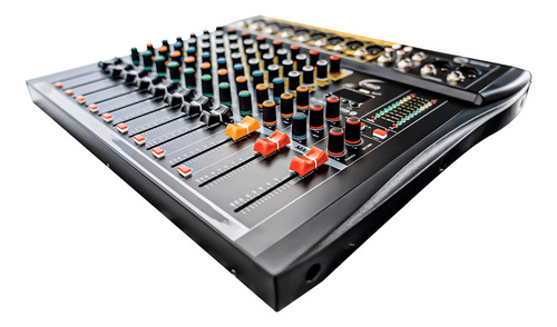 Melo Spm Sg8fx Mezcladora 8 Canales Con Usb Bluetooth Delay