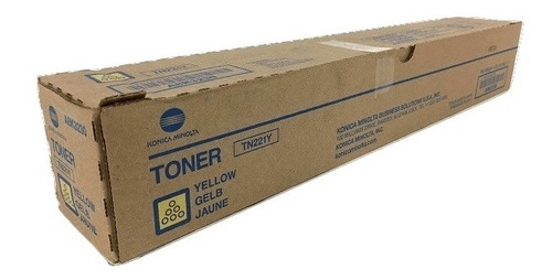 Toner Amarelo Original Tn221 Y P/ Bizhub C227 / C287 A8k3230