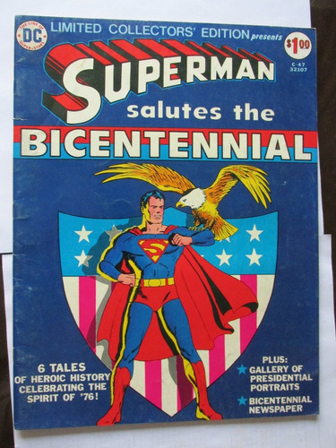 Revista Superman Salutes Bicentennial  (en Inglés), 1976