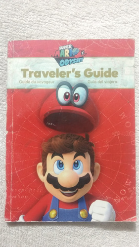 Libro Super Mario Odyssey Travelers Guide Oportunidad.!