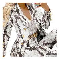 Comprar Trajes De Dama Formal 2 Piezas Conjunto Saco Y Pantalón Moda