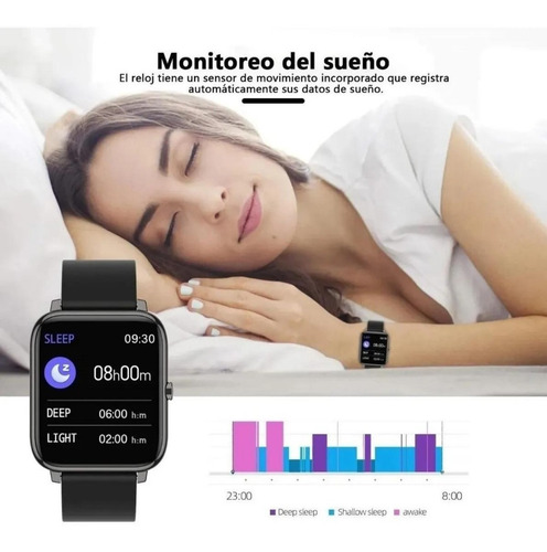 Imagen 7 de 10 de P22 Reloj Inteligente Smartwatch Ip67 Deporte Monitor Salud