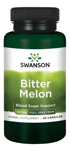 Suplemento em cápsula Swanson  Bitter Melon minerais Bitter Melon