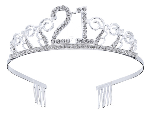 Peineta De Pelo Crystal Strass Tiara Queen Crown Para Bebés