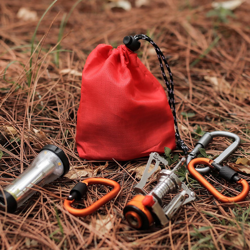 4 Bolsa Tipo Saco Con Cincha Versátil Para Acampar 4 Piezas