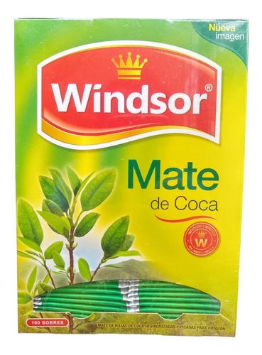 *** Te De Hoja De Coca Windsor Bolivia ----- 100 Sobres ***