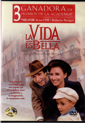 La Vida Es Bella - Dvd Nuevo Original Cerrado - Mcbmi