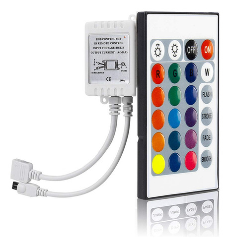 Supernight Rgb Led Tira De Luz Control Remoto, Atenuador Rem