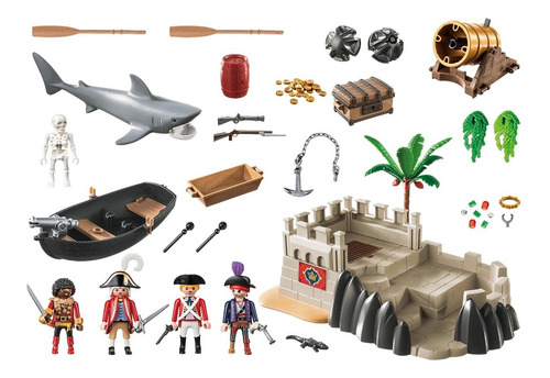 Imagen 3 de 7 de Playmobil 70413 Bastion De Los Piratas Original Intek