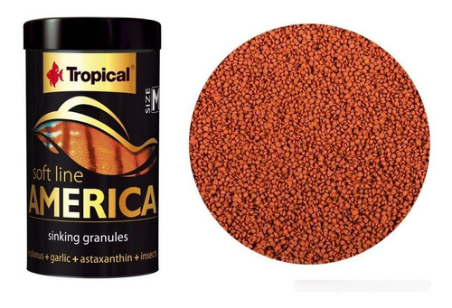 Ração Tropical Soft Line America 150g Tamanho Médio Size M