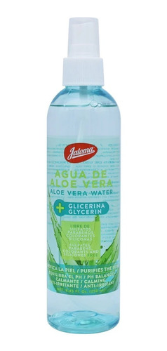 Agua De Aloe Vera +glicerina Jaloma 2 Pack 250ml.