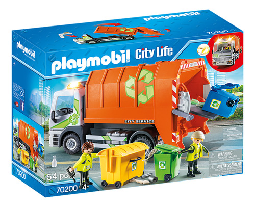Camión De Reciclaje Playmobil - Mosca