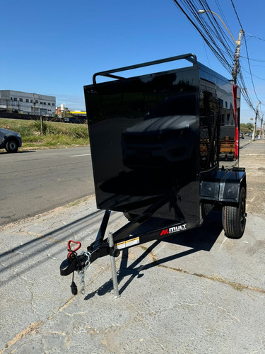 Carretinha Báu Acm Carga Fechada Carreta Reboque