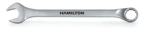 Llave Combinada Acodada Métrica 24mm Hamilton Cromo Vanadio