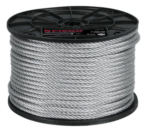 75m Cable Acero Rígido 7 X 7 Hilos 1/4'' (6mm)