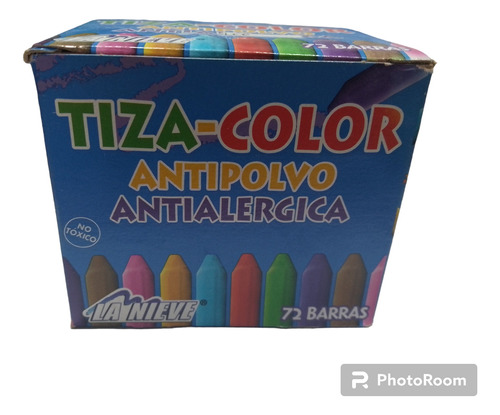 Tiza La Nieve Color 72 Unid 