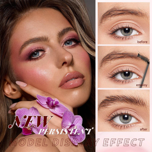 Crema Modeladora De Cejas, Gel Transparente, Pegamento Y Sec