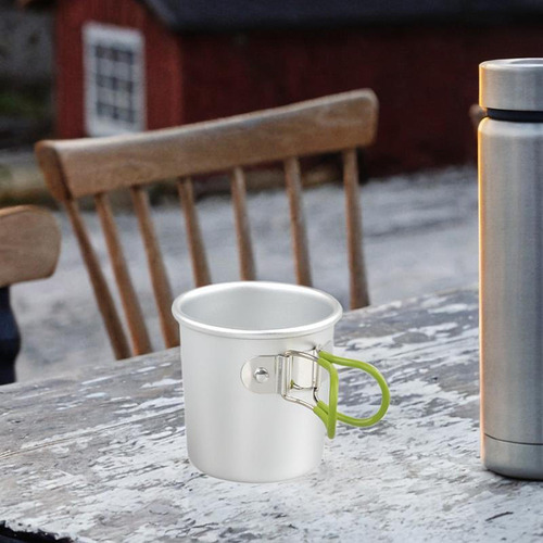 Taza Para Acampar Reutilizable Al Aire Libre Con Asas