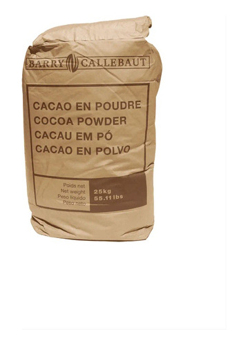 Cacao En Polvo Alcalino Barry Callebaut Rl1 Bolsa X 1 Kilo