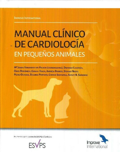 Libro Manual Clínico De Cardiología En Pequeños Animales De