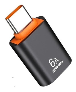 Adaptador Convertidor Usb Macho A Tipo C Hembra Dato Y Carga