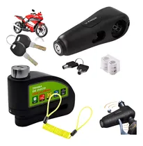 Comprar Kit Antirrobo Moto Traba Volante Traba Disco Recordatorio