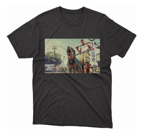 Playera Gta V 2 Negra