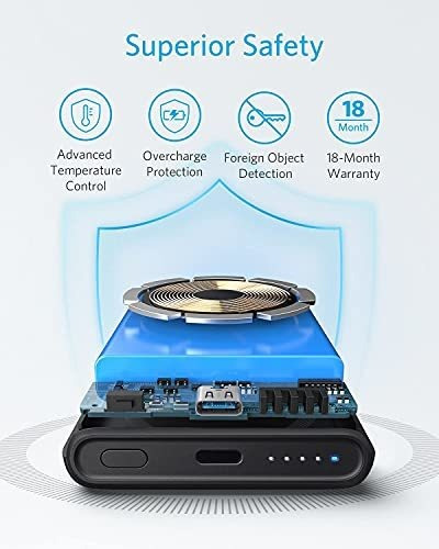 Batería Magnética Anker 521 (powercore Magnetic 5k), Cargado