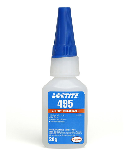 Adesivo Instantâneo 495 20g Loctite