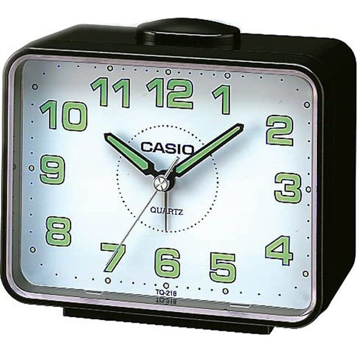 Casio #tq218-1b Despertador De Viaje De Mesa