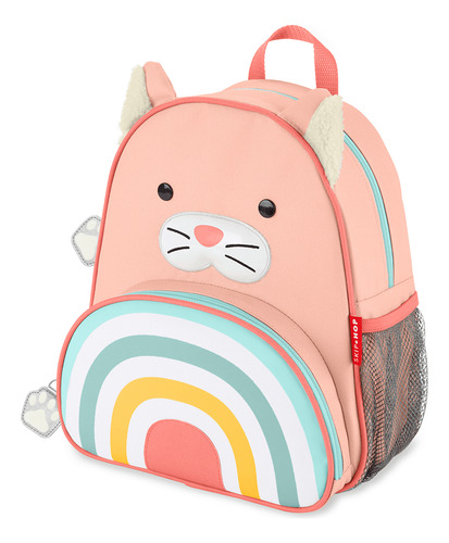 Mochila infantil Zoo Kitty, color coral claro Skip Hop