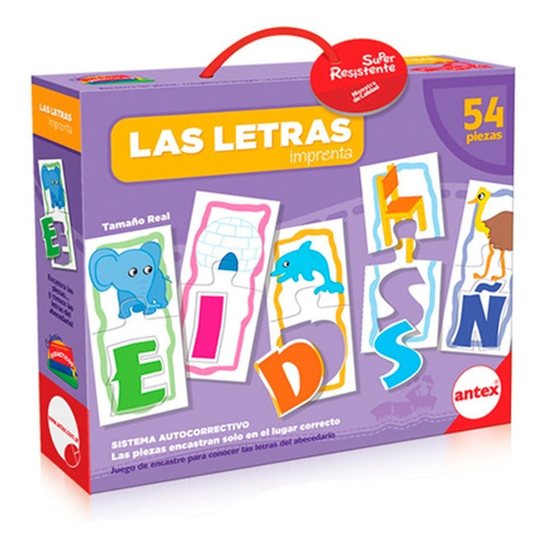 Valija  Puzzle Las Letras Imprenta  Antex 1256 Canalejas