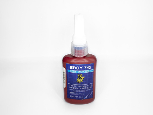 Fijador De Tornillos Permanente Azul 50ml Ergy