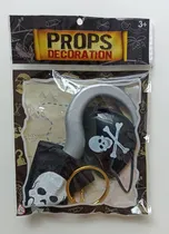 Comprar Set X 3 Accesorios Pirata Disfraz Halloween 