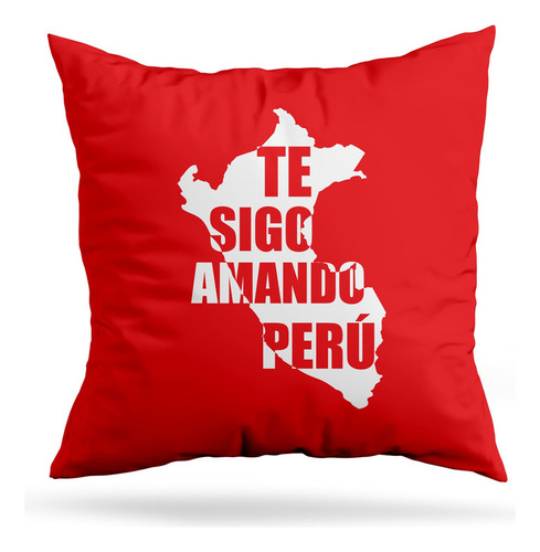 Cojin Deco Te Sigo Amando Peru (d0641 Boleto.store)