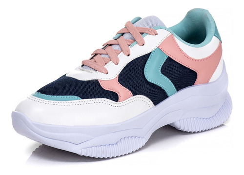 Sneaker Tênis Chunky Feminino Blogueira Flatform Lançamento