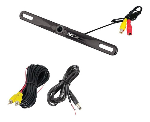 Pyle License Plate Rear View Camera - Built-in Distance Scal