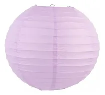 Comprar Lampara Papel Linterna Pantallas Chinas 30cm Colors 12pz Estructura Violeta