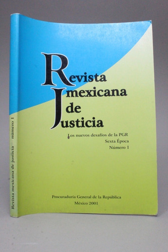 Revista Mexicana De Justicia P G R 2001 # 1 Bb3