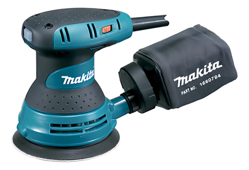 Lijadora Rotorbital Makita Bo5031, 300 W, 220 V, color turquesa Makita, 240 V