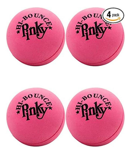 Jaru Pinky Ball Paquete De 4 Bolas De Goma Rosa Grandes