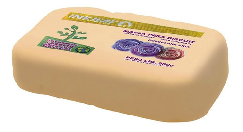 Massa De Biscuit Inkway 900g Cores Cor Pêssego Bebê