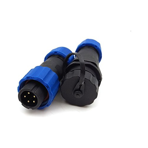 Conector De Energía Impermeable Sd13 De 5 Pines, Ip68,...