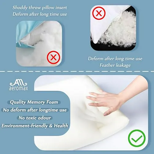Cojín De Espuma Viscoelástica Compatible Con Cama, Sof