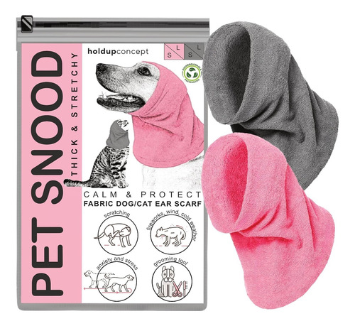 Dog Snood - Protector De Oídos Grueso Para Nadar, Bañarse, A