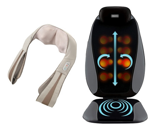 Masajeador Cervical Nms-620 Shiatsu Homedics Respaldomcs-380