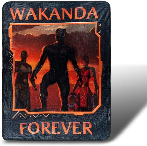 Wakanda Negro Pantera Siempre Manta Polar | Mercancía ...